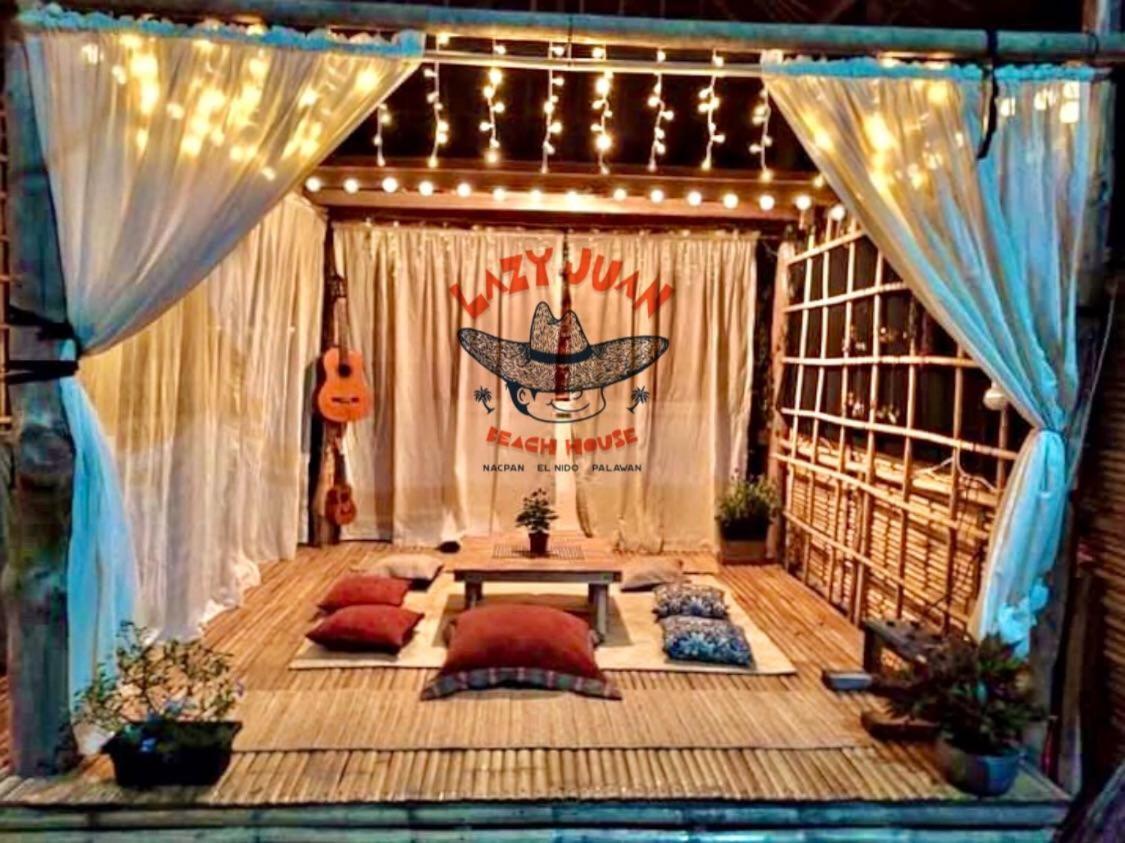 Lazy Juan Beach House Nacpan Эль-Нидо Экстерьер фото