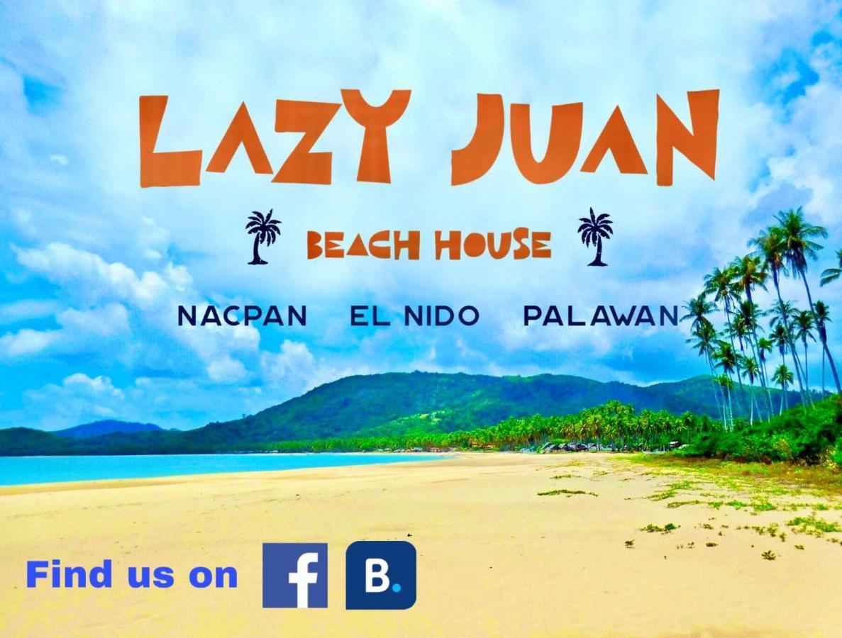 Lazy Juan Beach House Nacpan Эль-Нидо Экстерьер фото