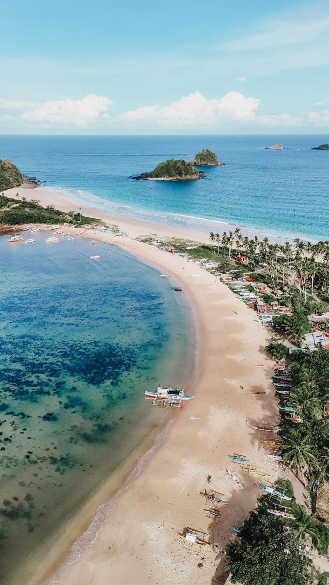 Lazy Juan Beach House Nacpan Эль-Нидо Экстерьер фото